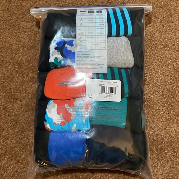 Wonder nation 10 pack boys boxer briefs underwear, multicolored - Picture 4 of 7